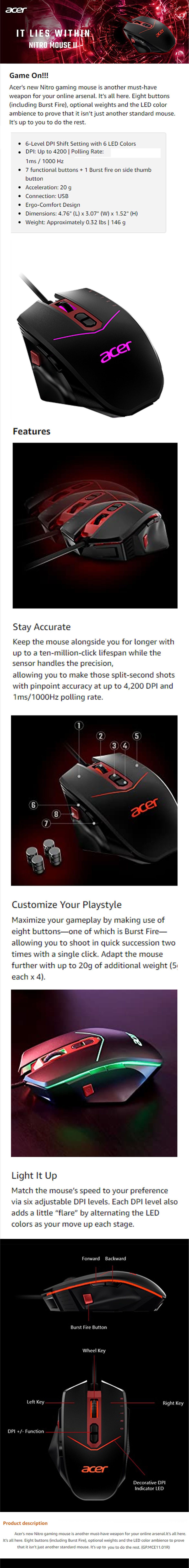 Acer-Nitro-NW120-Wired-Gaming-Mouse-Description