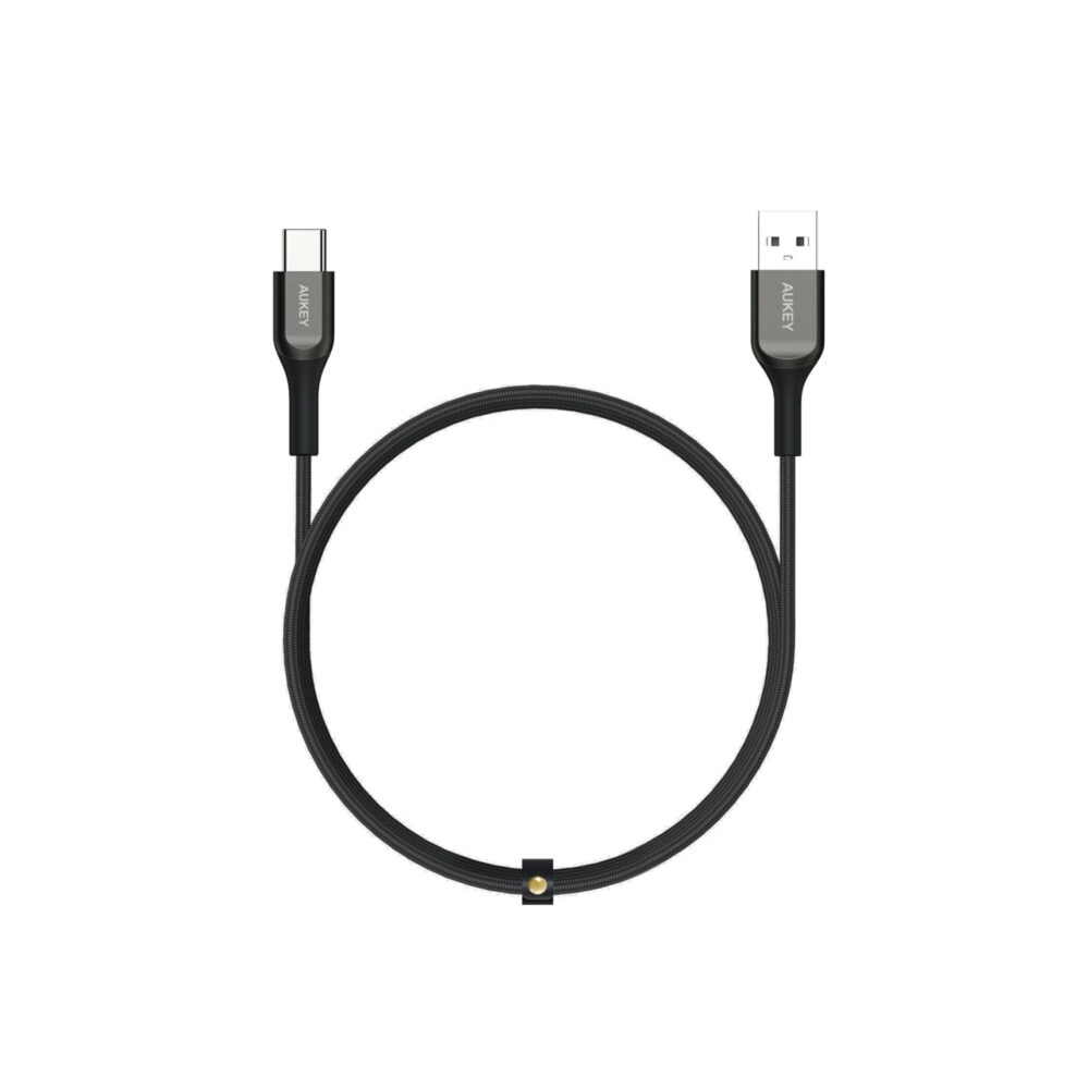 Aukey-CB-AKL1-MFI-USB-A-To-Lightning-Kevlar-Cable-1.2-Meter-Black-1