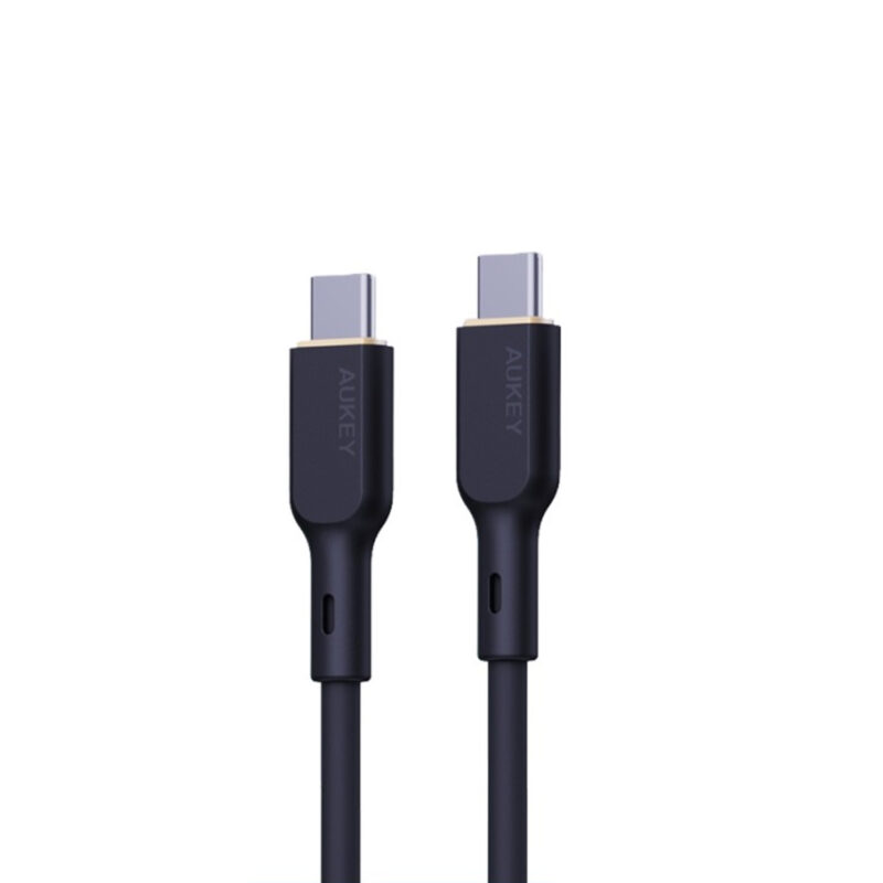 Aukey-CB-SCC101-100W-Soft-Silicone-USB-C-to-USB-C-Cable-1-Meter-Black-1