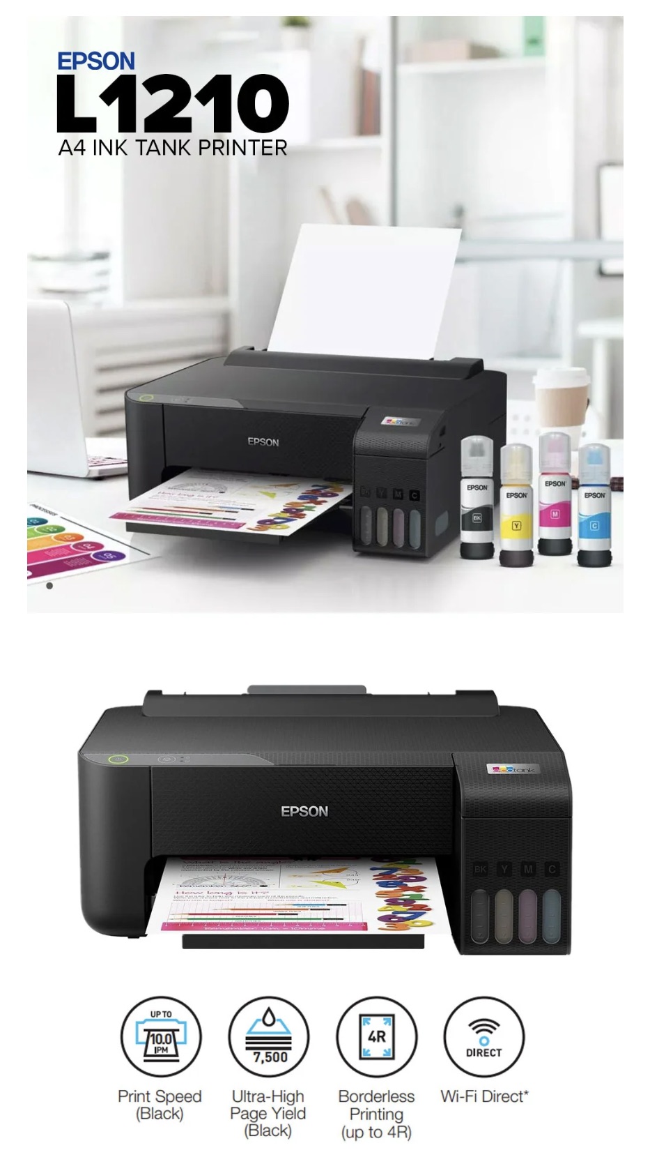 Epson-EcoTank-L1210-A4-Ink-Tank-Printer-Description