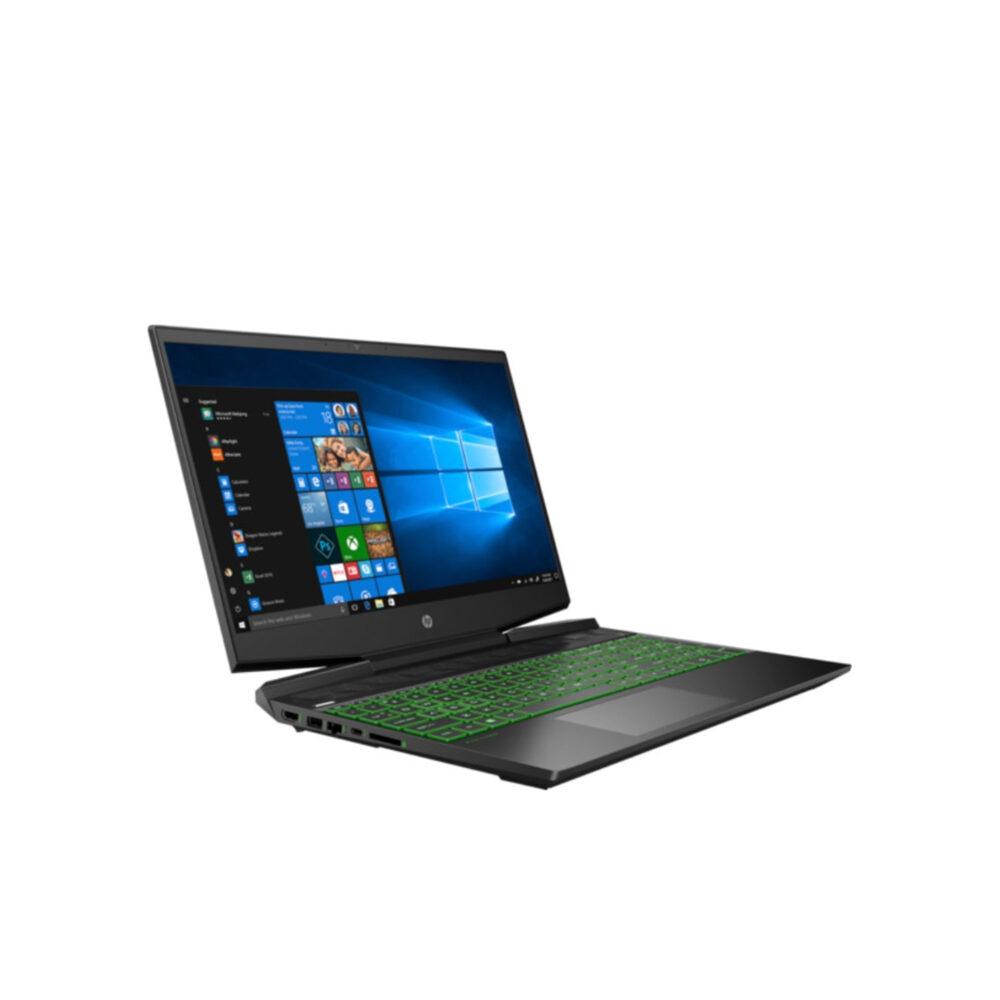 HP-Pavilion-15-DK2053TX-46R30PA-Gaming-Laptop-Shadow-Black-with-Acid-Green-Chrome-Logo-3