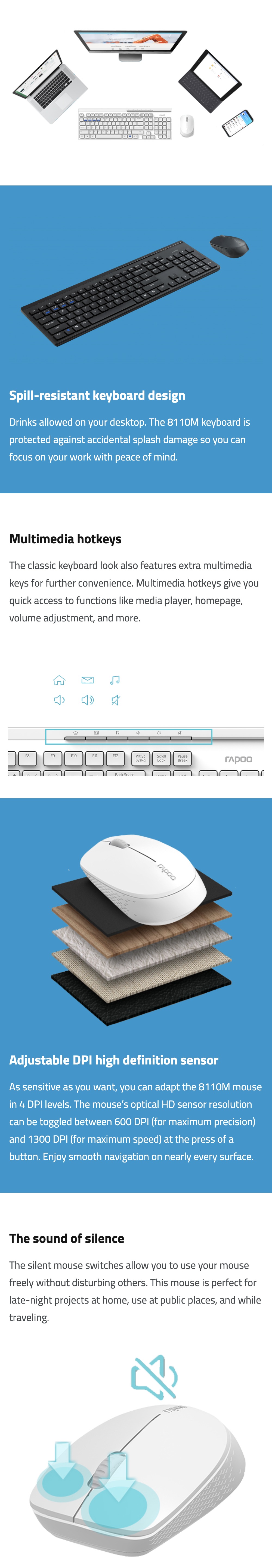 Rapoo-8110M-Multi-Mode-Wireless-Keyboard-And-Mouse-Combo-Description-01