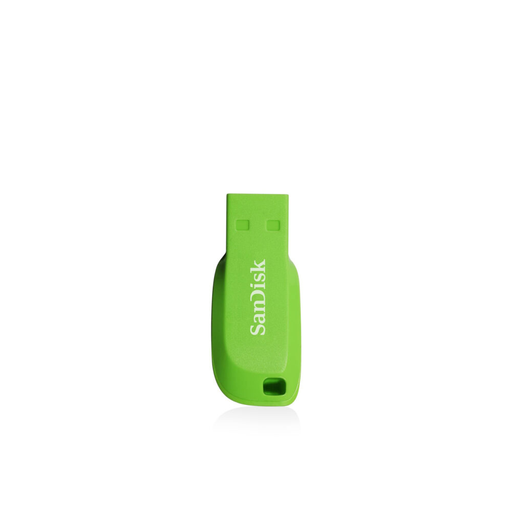 Sandisk-Cruzer-Blade-SDCZ50-032G-32Gb-USB-Flash-Drive-Electric-Green-1