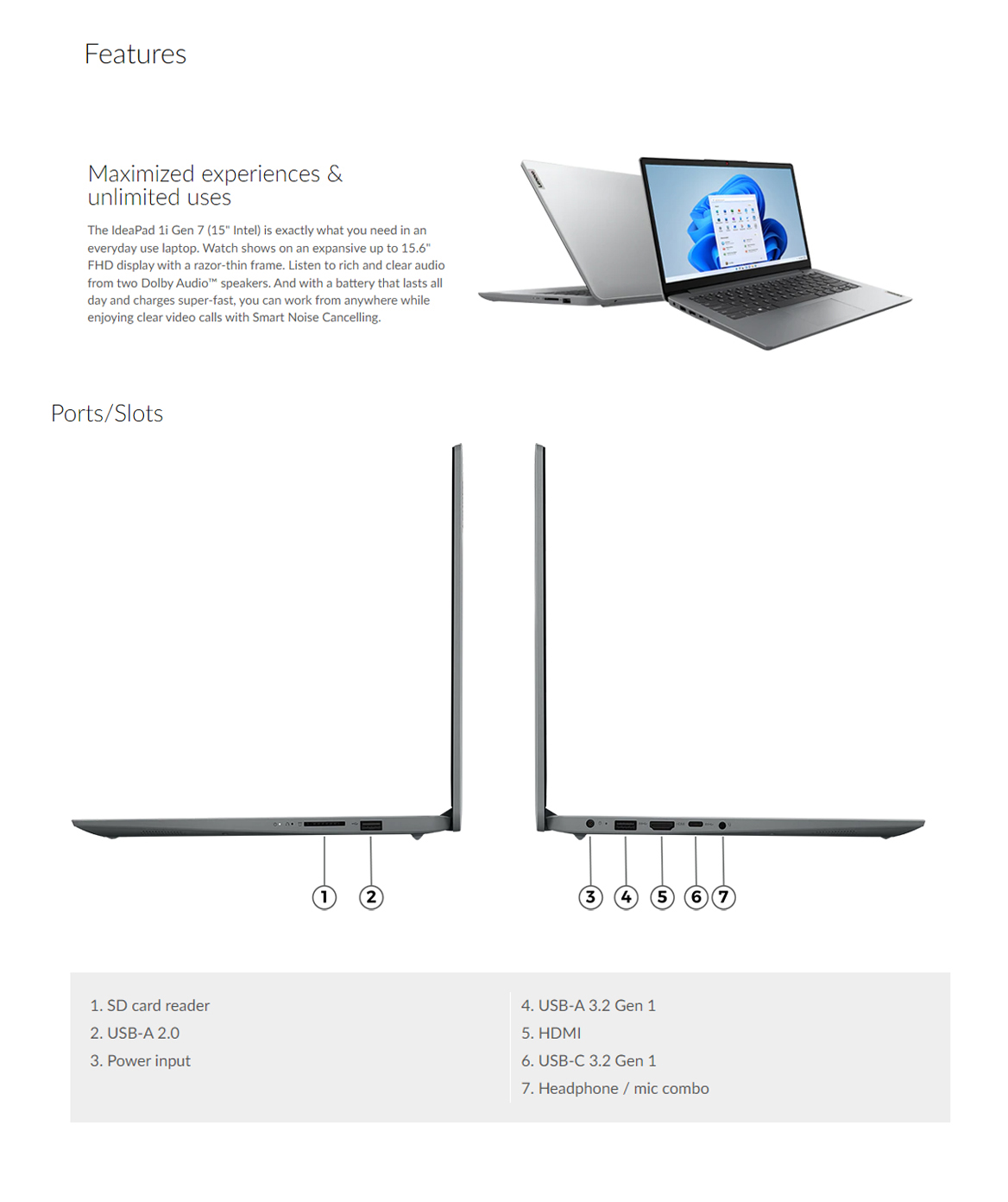 Lenovo-Ideapad-1-15IGL7-82V7005TPH-Laptop-Product-Description