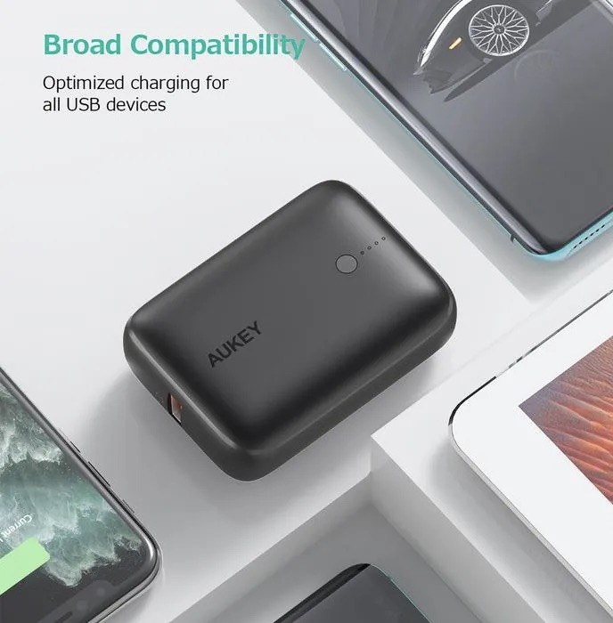 Aukey-PB-N83-10000mAh-Mini-Powerbank-With-USB-C-And-USB-A-18W-PD-And-Quick-Charge-3.0-High-Speed-Charger-Black-Description-5