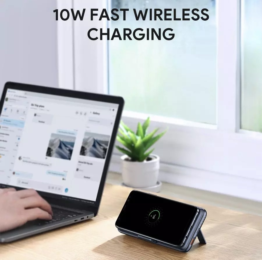 Aukey-PB-WL02-Basix-Pro-10000mAh-Powerbank-With-USB-A-And-USB-C-18W-PD-Quick-Charge-3.0-Magnetic-Wireless-Charging-Handy-Flip-Out-Stand-Black-Description-3